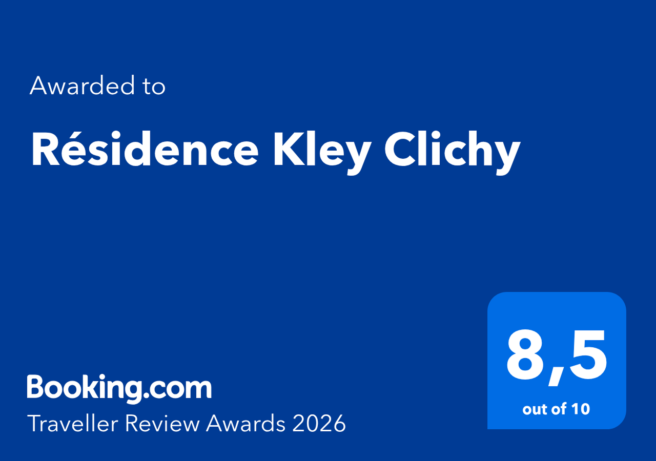 Traveller Review Awards 2026 décerné à la résidence Kley Clichy, note 8,5 sur 10